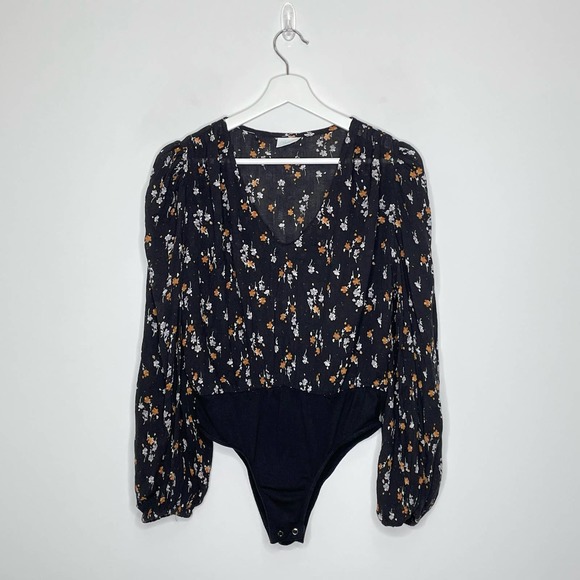 Abound Tops - ABOUND | Floral Bodysuit | S